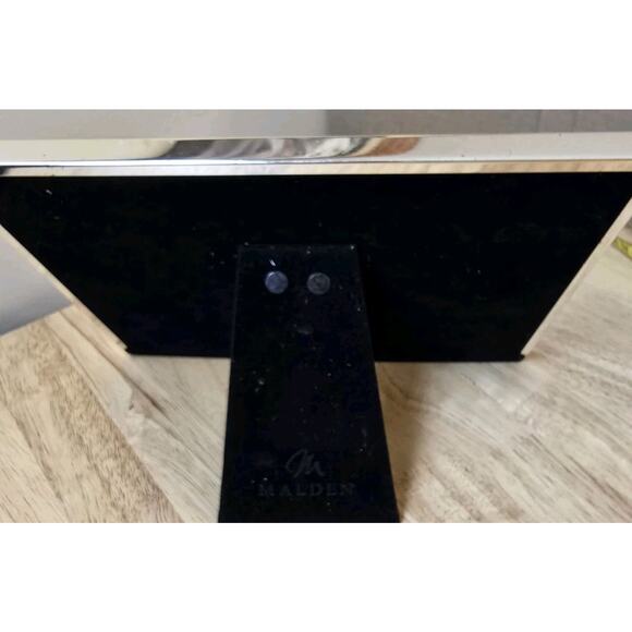 Malden Wedding Picture Frame Five Opening Photo Collage Silver Elegant EUC - Picture 5 of 6